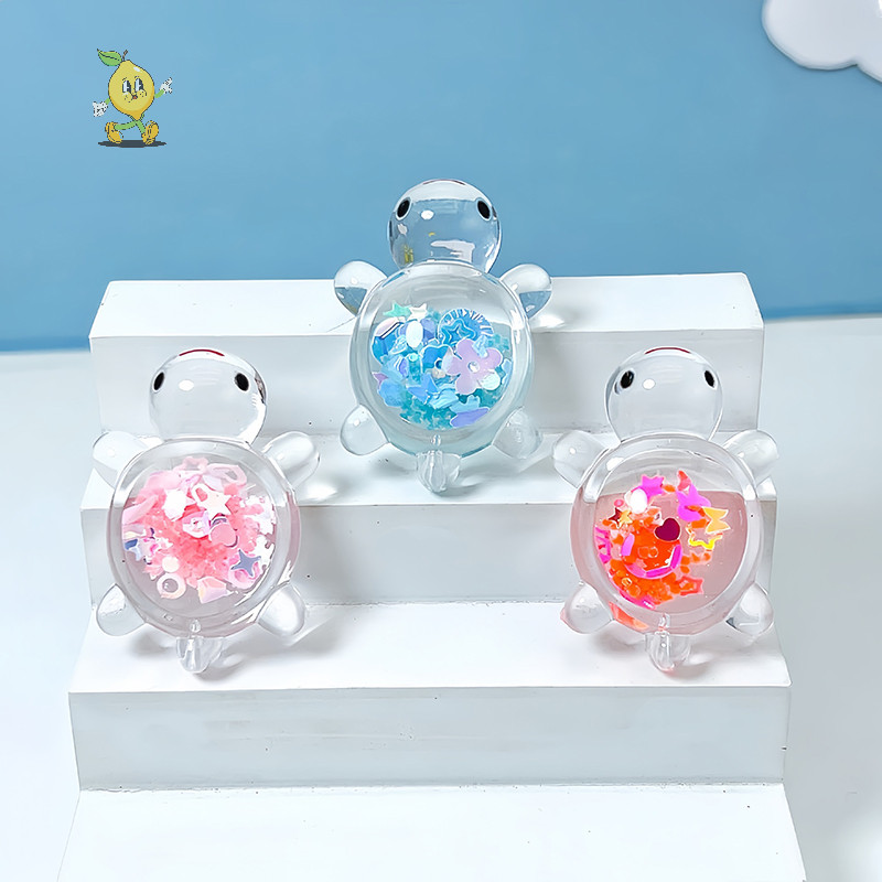 [mozh] 1PC เต่าเรืองแสงสวนปลา Miniatures เครื่องประดับ Luminous Glitter เต่าตกแต่งบ้านภูมิทัศน์หัตถกรรม [TH]