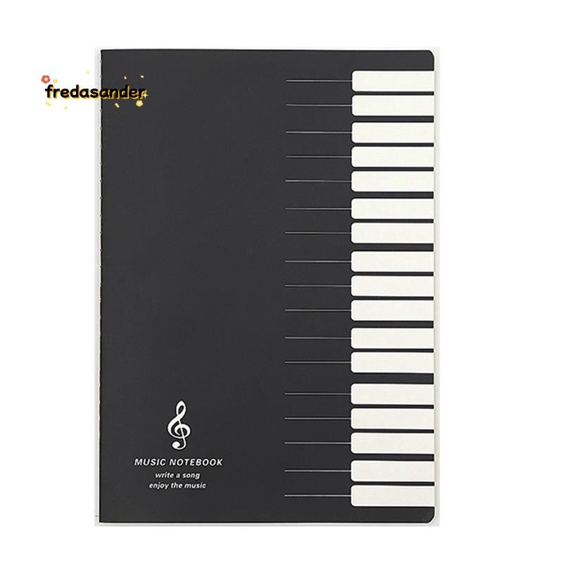 ห้าเส้นโน้ตเพลงสมุดบันทึกแท็บเพลงพนักงานสมุดบันทึก