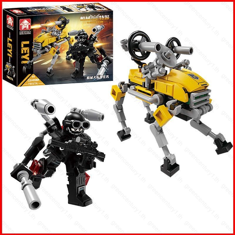 Ys Robo-SWAT Building Blocks Drone flying machine mechanical dog mecha walle ตุ๊กตาของเล่นสําหรับเด็