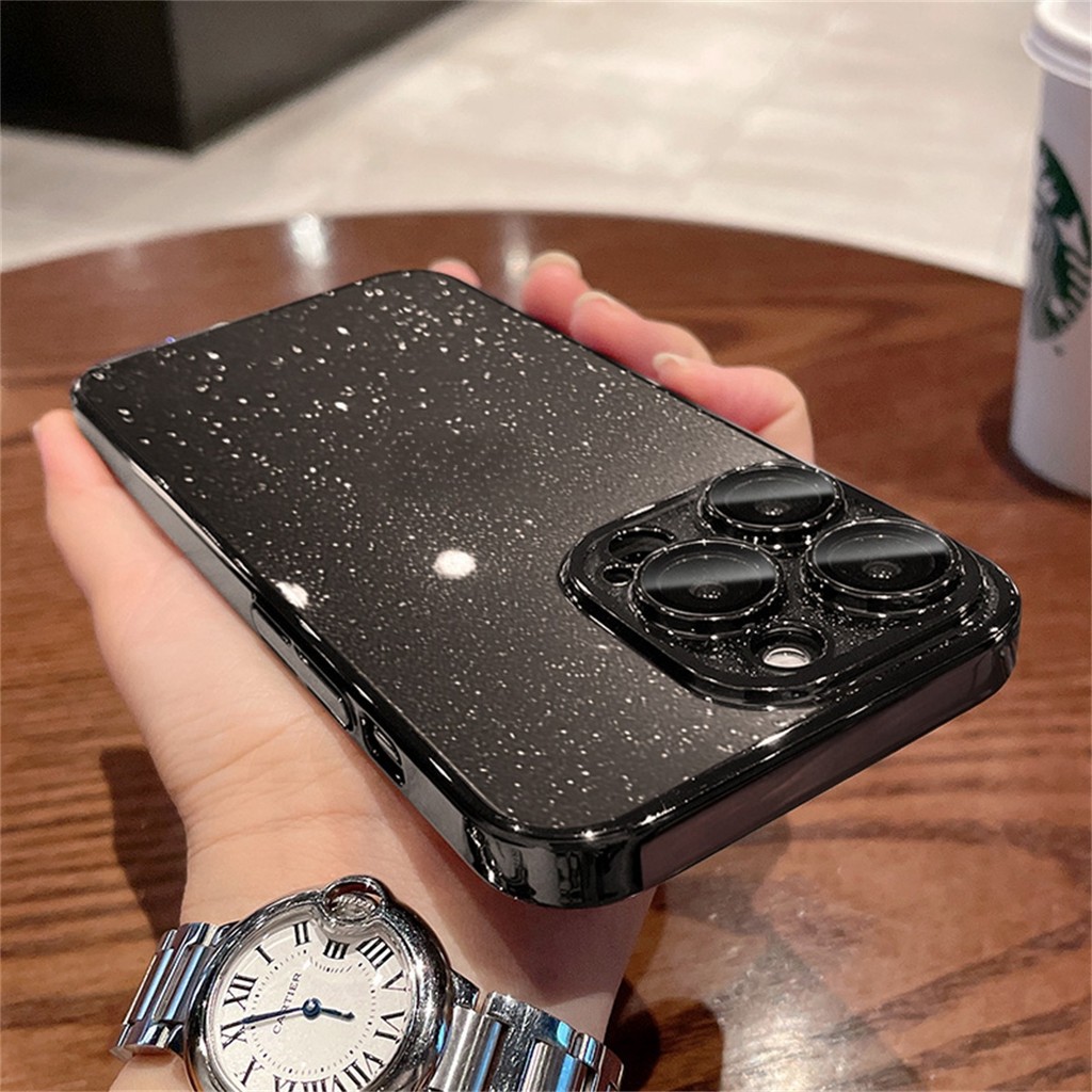 Desert Titanium Shiny Dotsเคสโทรศัพท์โปร่งใสสําหรับIPhone รูปที่ 6