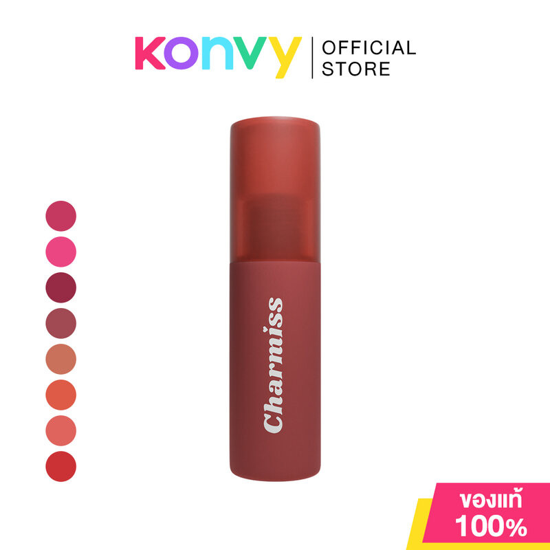 Charmiss Show Me Your Charm Airy Kiss Tint 2g ชาร์มิส ลิปเนื้อมูสแมทปากละมุน