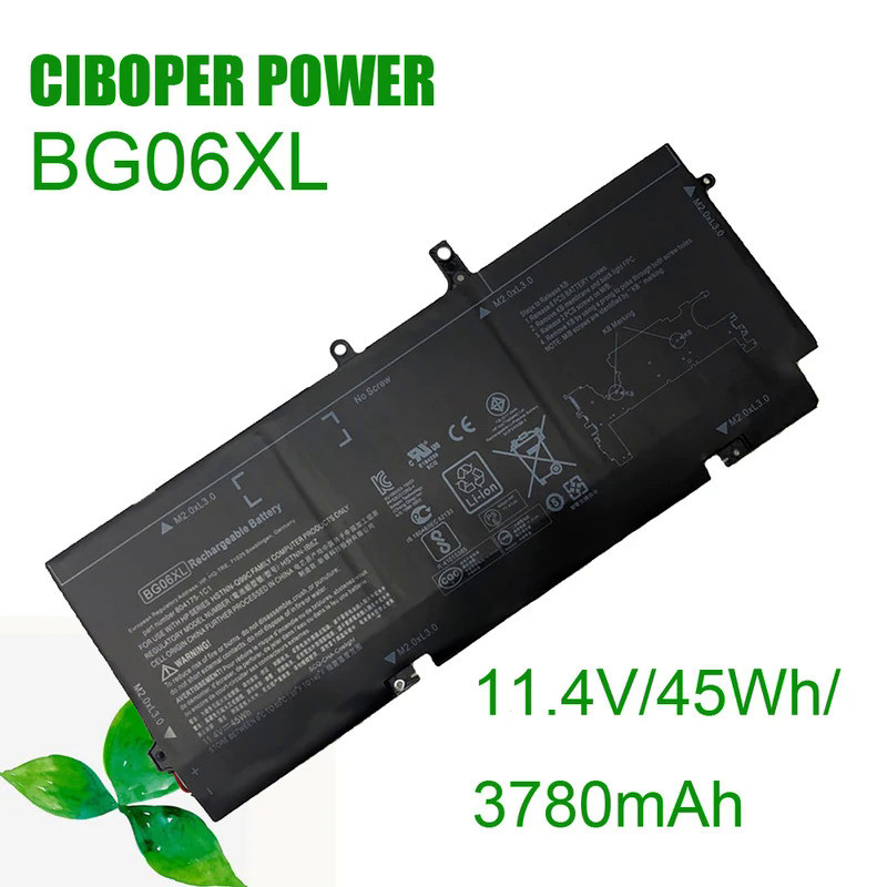 CP Original Laptop Battery BG06XL 11.4V 45WH For 1040 G3 (P4P90PT) BG06XL HSTNN-Q99C HSTNN-IB6Z 8041