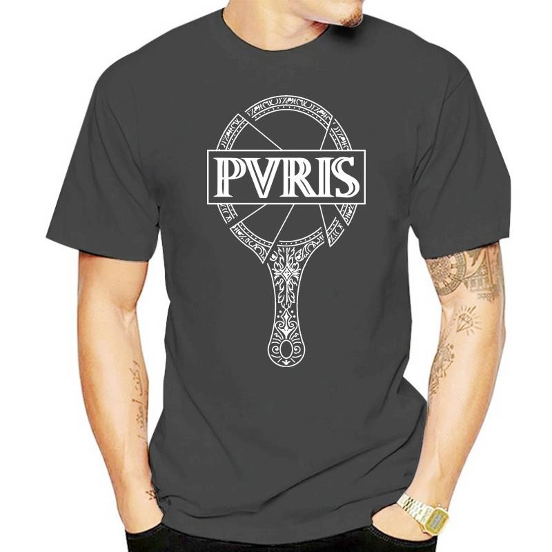 PVRIS Mirror เสื้อยืดพิมพ์รอบผู้ชาย แขนสั้นผ้าฝ้าย ราคาถูก