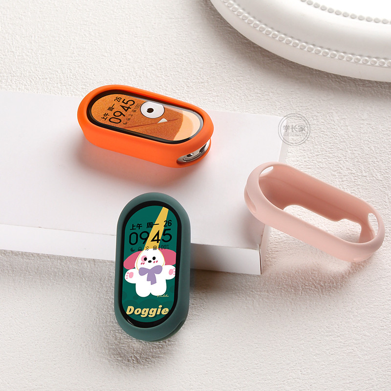 ฝาครอบซิลิโคนสําหรับ Xiaomi Smart Band 10 Band 9 กรณี Mi Band 8 9 NFC Protector Hollow ป้องกันกรณีนาฬิกาสําหรับ Mi band8 9 ราคา ถูกที่สุด ดีลบีเคเค แกลเลอรีภาพที่ 4
