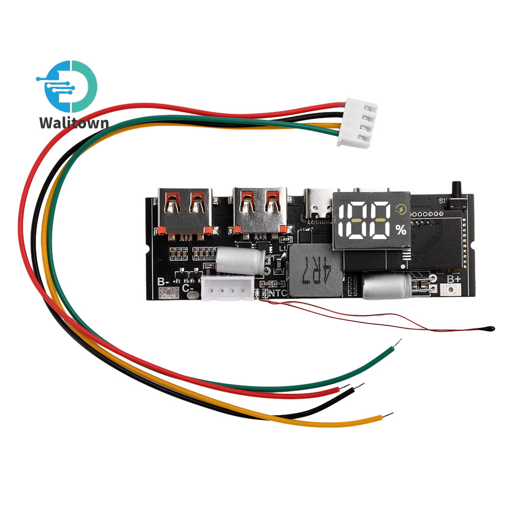 65w/100w 3S/4S/5S ชาร์จสมบัติ 2-way Super Fast ชาร์จ VC แฟลชชาร์จโมดูลพลังงานมือถือ