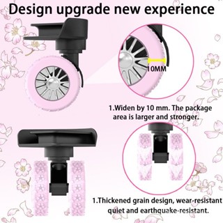 ฝาครอบป้องกันซิลิโคนสำหรับล้อเก็บสัมภาระทนต่อการสึกหรอ