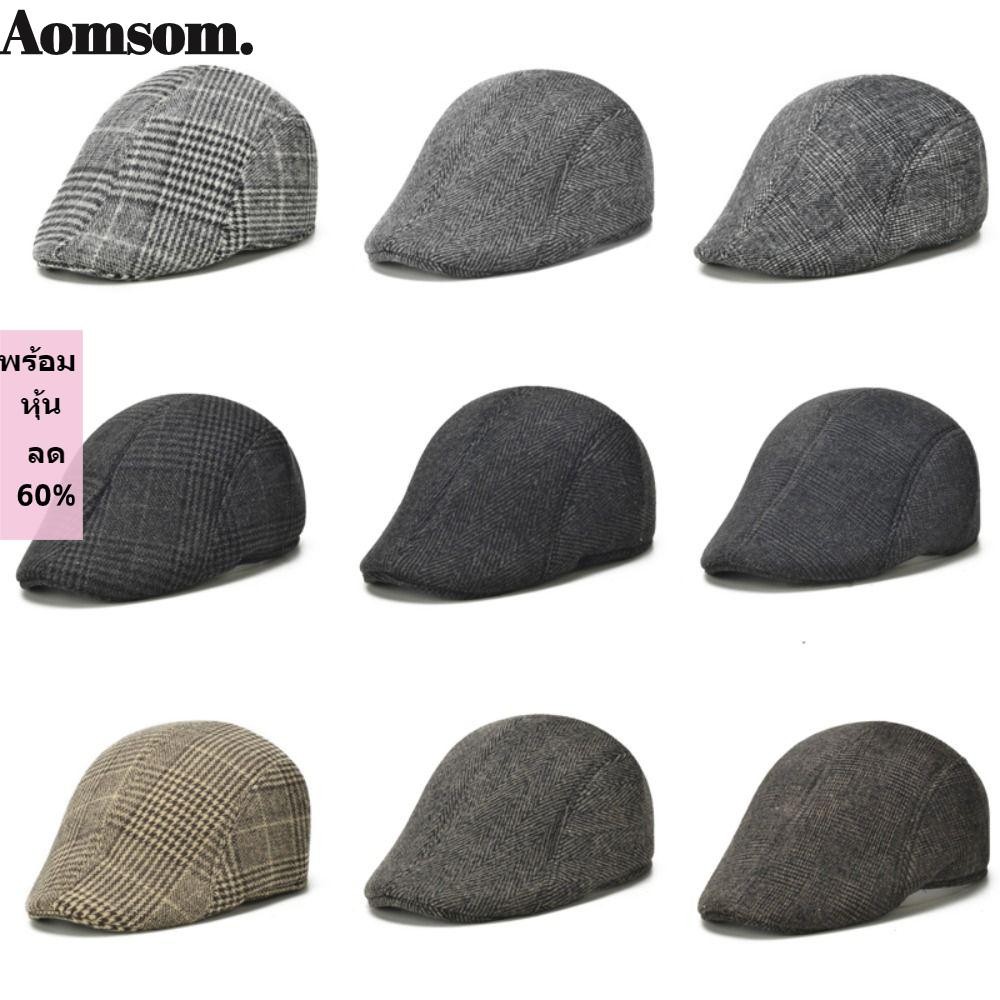 Aomsom Peaked Cap Warm Adjustable Fashion Breathable
