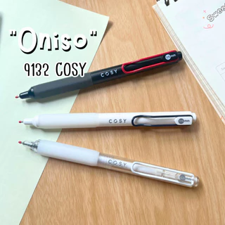Oniso ปากกาเจล หมึกน้ำเงิน ขนาด 0.5 มม. หัวลูกลื่น 2 ชั้น หมึกแห้งเร็ว เปลี่ยนไส้ได้