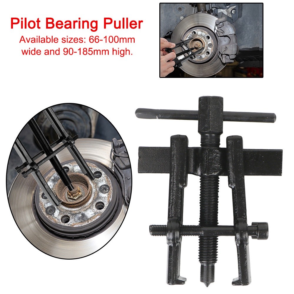 เหล็กดูดลูกปืน 2 ขา ตัวถอดลูกปืน ​ก้านแข็ง ถอดปรับได้ Two Jaw Twin Legs Bearing Gear Puller Remover ชุดถอดเครื่องมือมือ - รูปที่ 2