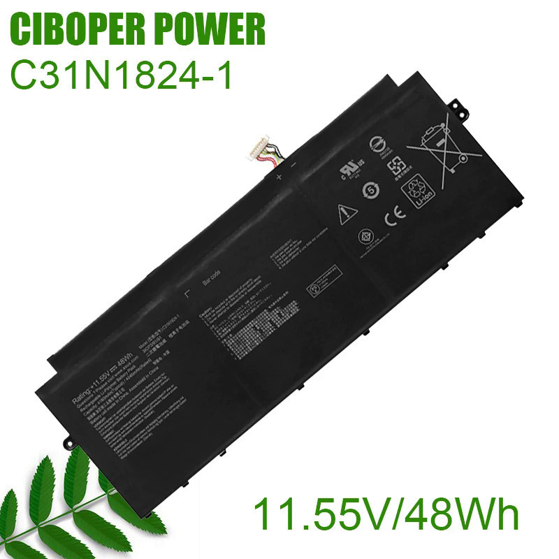 CP Original Laptop Battery C31N1824-1 48Wh /4160mAh For Chromebook Flip C433TA C425TA C434TA C425TA-