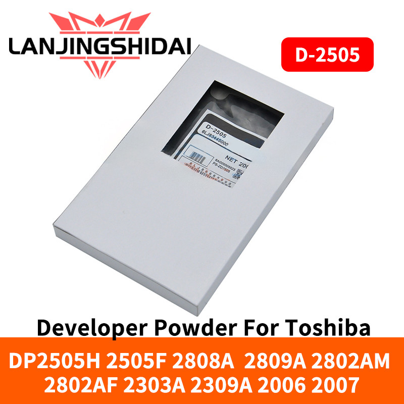 D-2505 Developer Powder สําหรับ Toshiba DP2505H 2505F 2808A 2809A 2802AM 2802AF 2303A 2309A 2006 200