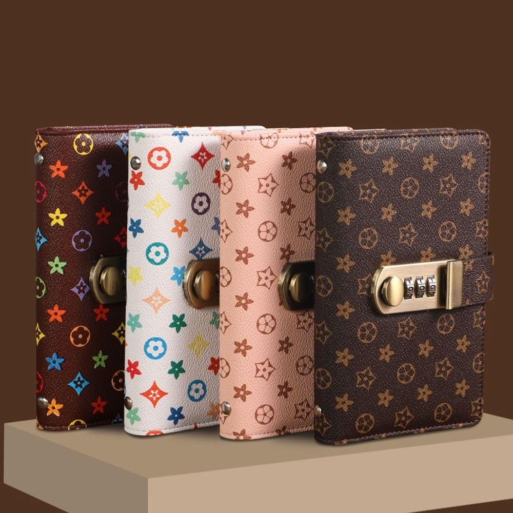 Tainakaritsu 100 ซองประหยัดเงิน Challenge ประหยัดเงิน PU Mini Binder Saving Challenge, กันน้ําความจุขนาดใหญ่พร้อมรหัสผ่านล็อค Saving Challenges แผ่นคู่