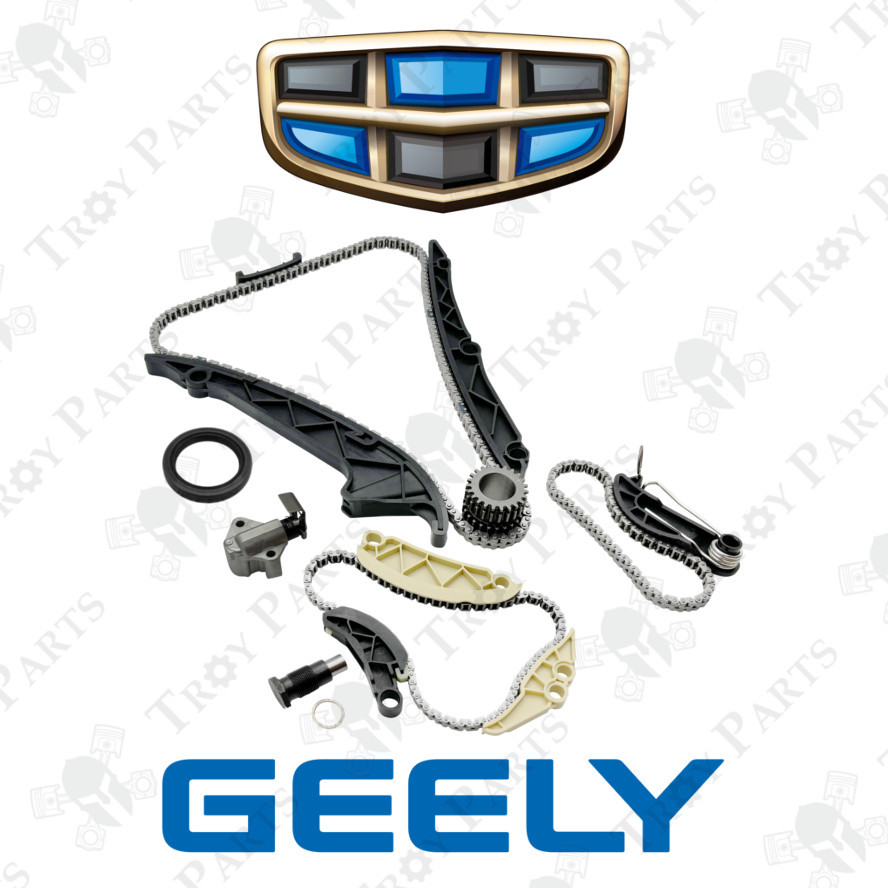 (14 ชิ้น) (ครบชุด) ชุดโซ่ไทม์มิ่ง Geely สําหรับ Proton X70 1.8 TGDi Atlas NL-3 1.8 JL-4G18TD-B06 4G1