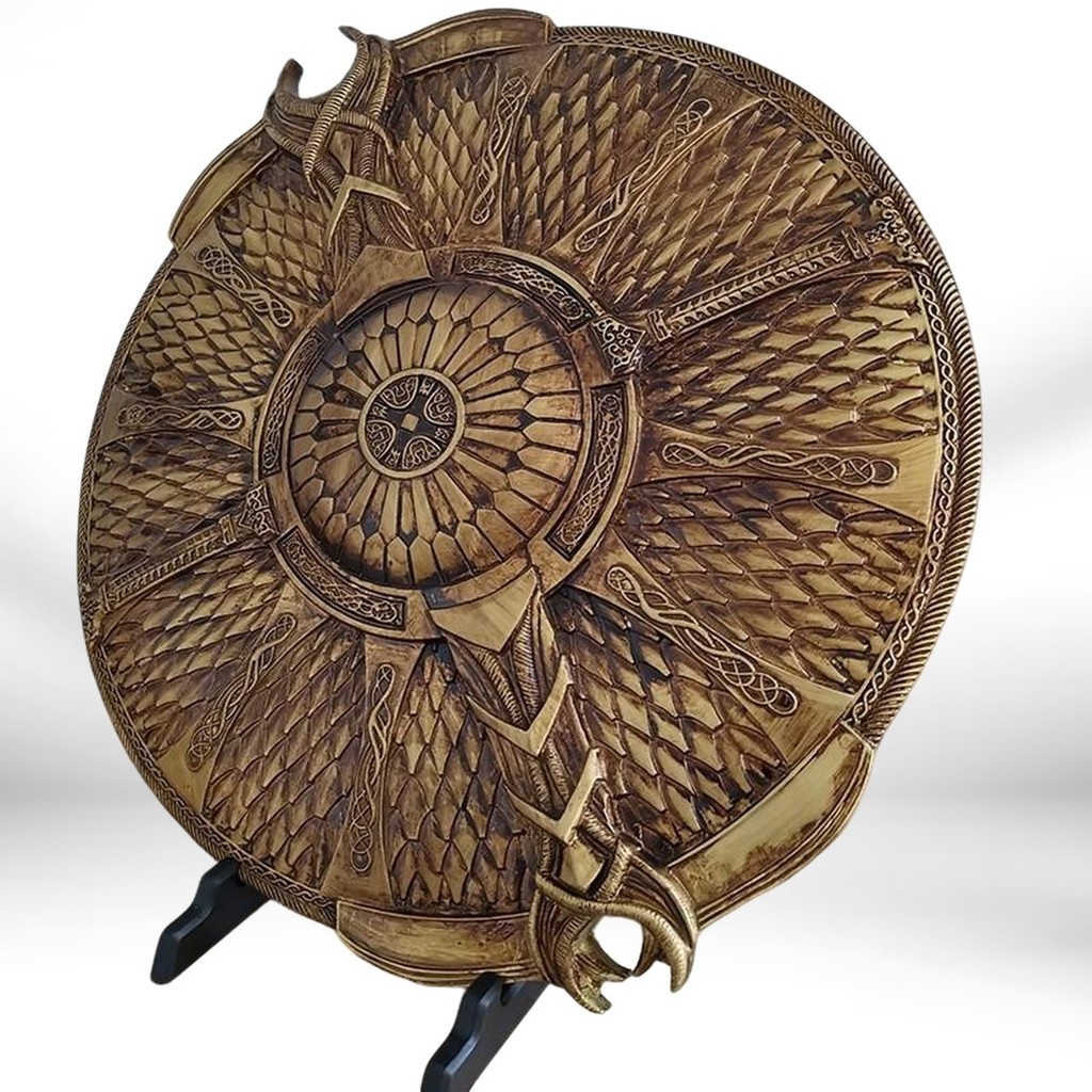 [Pre-Order] ขวาน Leviathan Axe โล่ Kratos Guardian Shield วัสดุเรซิ่น 83cm God of War