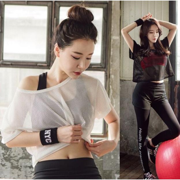 EveSport-121 เสื้อครอปคลุมบรา​ ​เนื้อผ้าตาข่ายแห้งไว เสื้อคลุมบราออกกำลังกายผู้หญิง