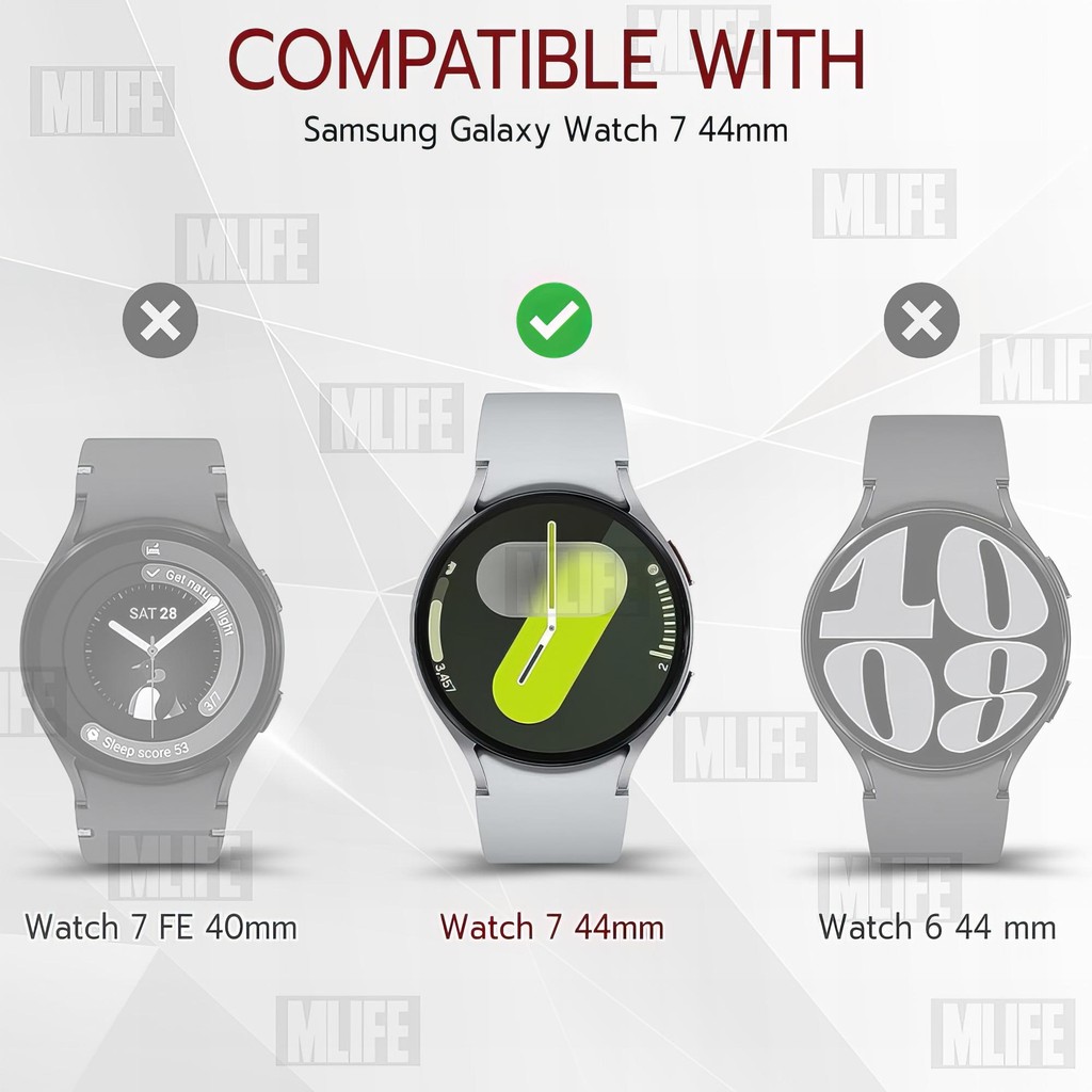 MLIFE – เคส Samsung Galaxy Watch 7 44mm เคสกันรอย สมาร์ทวอทช์ TPU เคสกันกระแทก กระจก สายชาร์จ – TPU Protective Case ราคา ถูกที่สุด ดีลบีเคเค แกลเลอรีภาพที่ 3