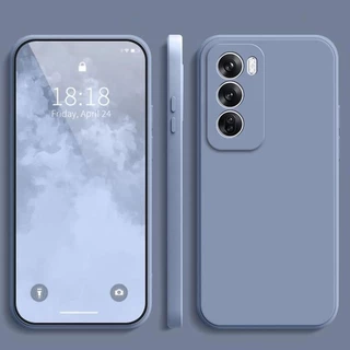 เคส OPPO Reno 12 5g สีทึบ OPPO Reno12 5g เคสซิลิโคนป้องกันการตกสีธรรมดาเรียบง่าย YT