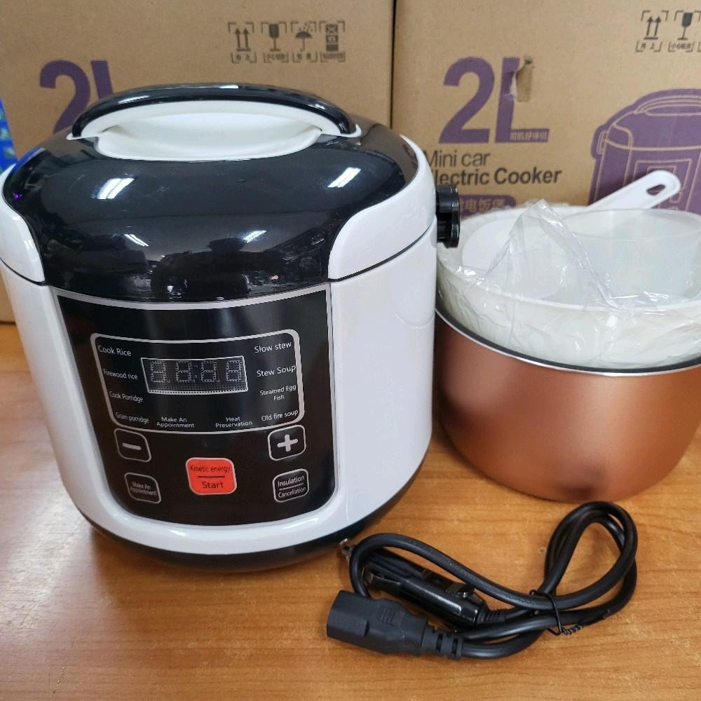 หม้อหุงข้าว 24v /2ลิตร ใช้ในรถบรรทุก รถแมคโคร ได้เกรดสูงรับมีประกัน