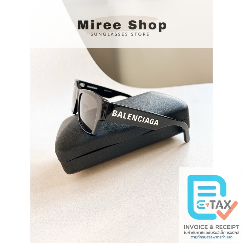 Balenciaga Max Square Sunglasses ร้านแอมของแท้เท่านั้นค่า BB0262SA