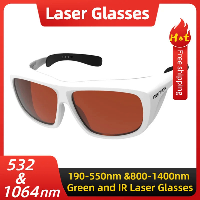 532nm Picoseconds Green Laser Pointer Safety Glasses ND: YAG 1064nm Infrared Laser Safety Protection