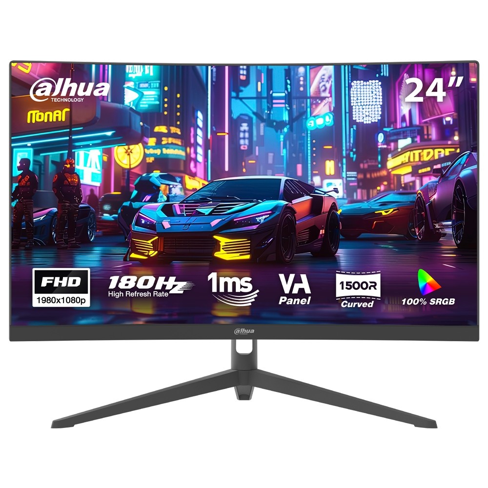 23.6" จอโค้ง Curved DAHUA DHI-LM24-E230CN (VA 180Hz) จอมอนิเตอร์