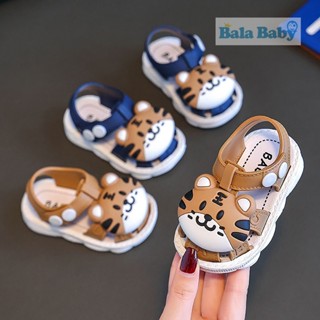 รองเท้าเด็กหัดเดิน รองเท้าแตะหัวกลมรูปเสือ รองเท้าน่ารักๆ สำ…
