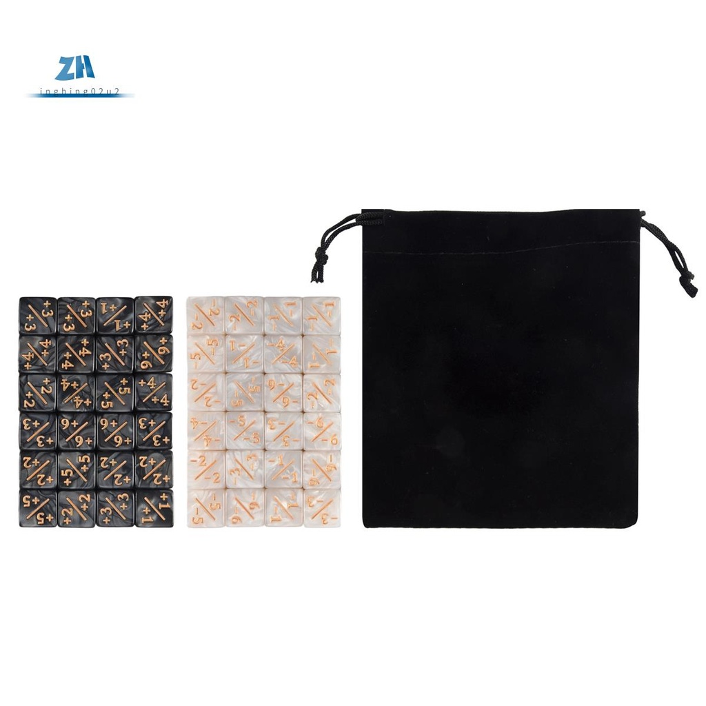 48 ชิ้น 16 มม. เครื่องนับลูกเต๋า Token Dice Loyalty Dice D6 Dice Cube สําหรับ,,,การ์ดเกม