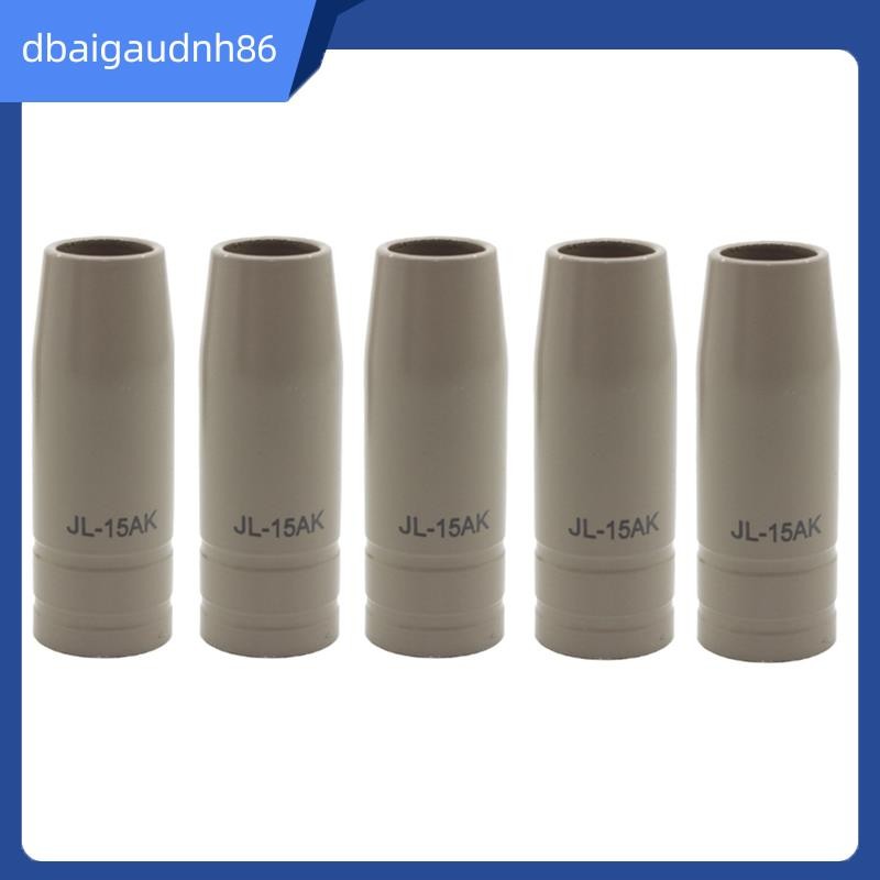 READY Stock15ak เคลือบป้องกันหัวฉีด Non-Stick เชื่อมตะกรันยุโรป Airless แก๊สป้องกันเครื่องแขนป้องกัน 5 ชิ้น