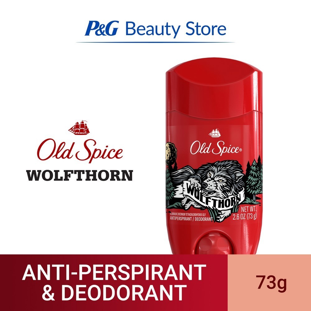 Old Spice Anti Persirant Deodorant Roll On Invisible Stick Wolfthorn 73g