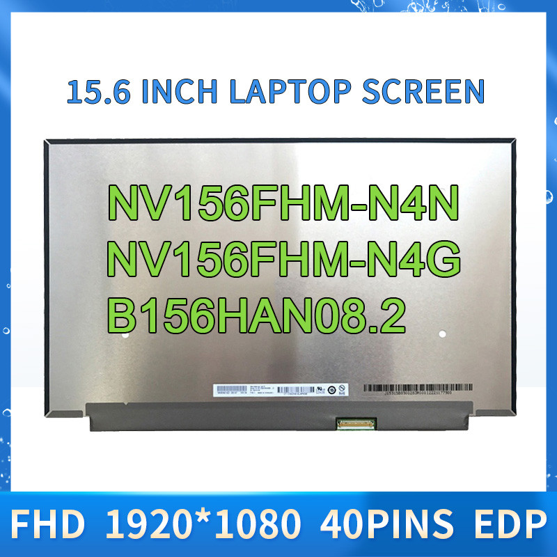 15.6 นิ้ว IPS 144Hz แล็ปท็อปหน้าจอ LCD NV156FHM-N4K fit NV156FHM-N4N NV156FHM-N4G B156HAN08.2 สําหรั