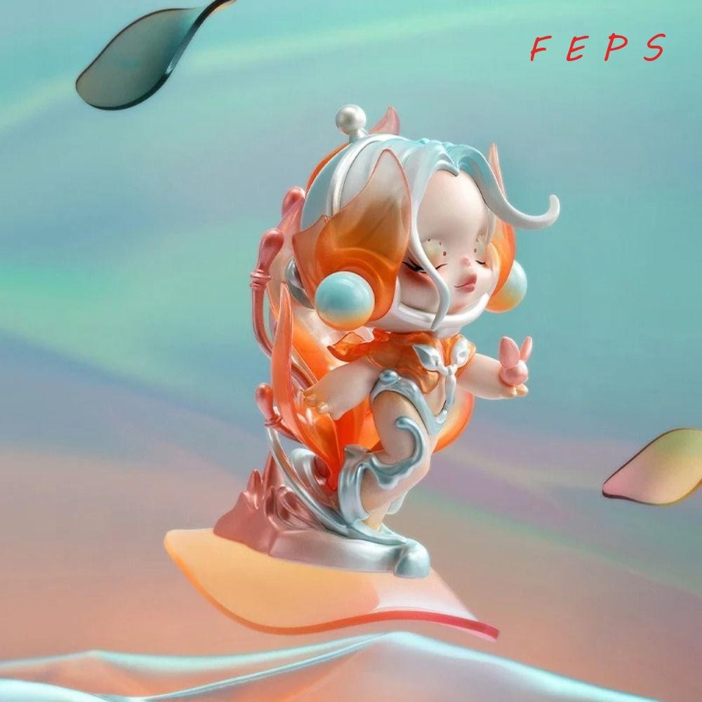 Feps POP MART SKULLPANDA The Sound Series Box, Creative Action Figure POPMART กล่อง, Cool Desktop Decor ตุ๊กตาของขวัญวันเกิดน่ารักสําหรับเด็ก