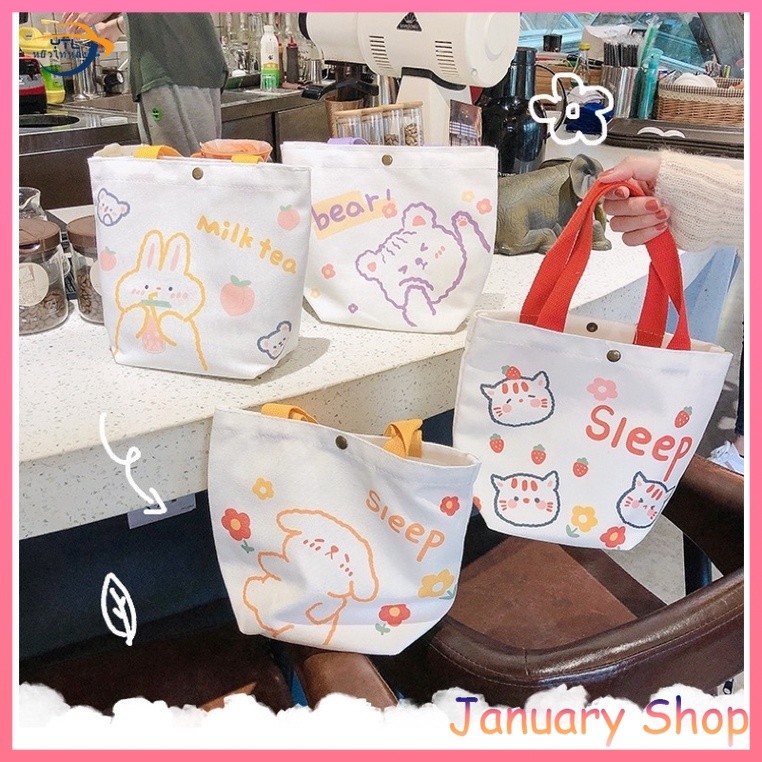 YTL กระเป๋าช้อปปิ้งสไตล์ญี่ปุ่น กระเป๋าการ์ตูนน่ารัก พร้อมส่ง miss bag fashion – โปรปัง