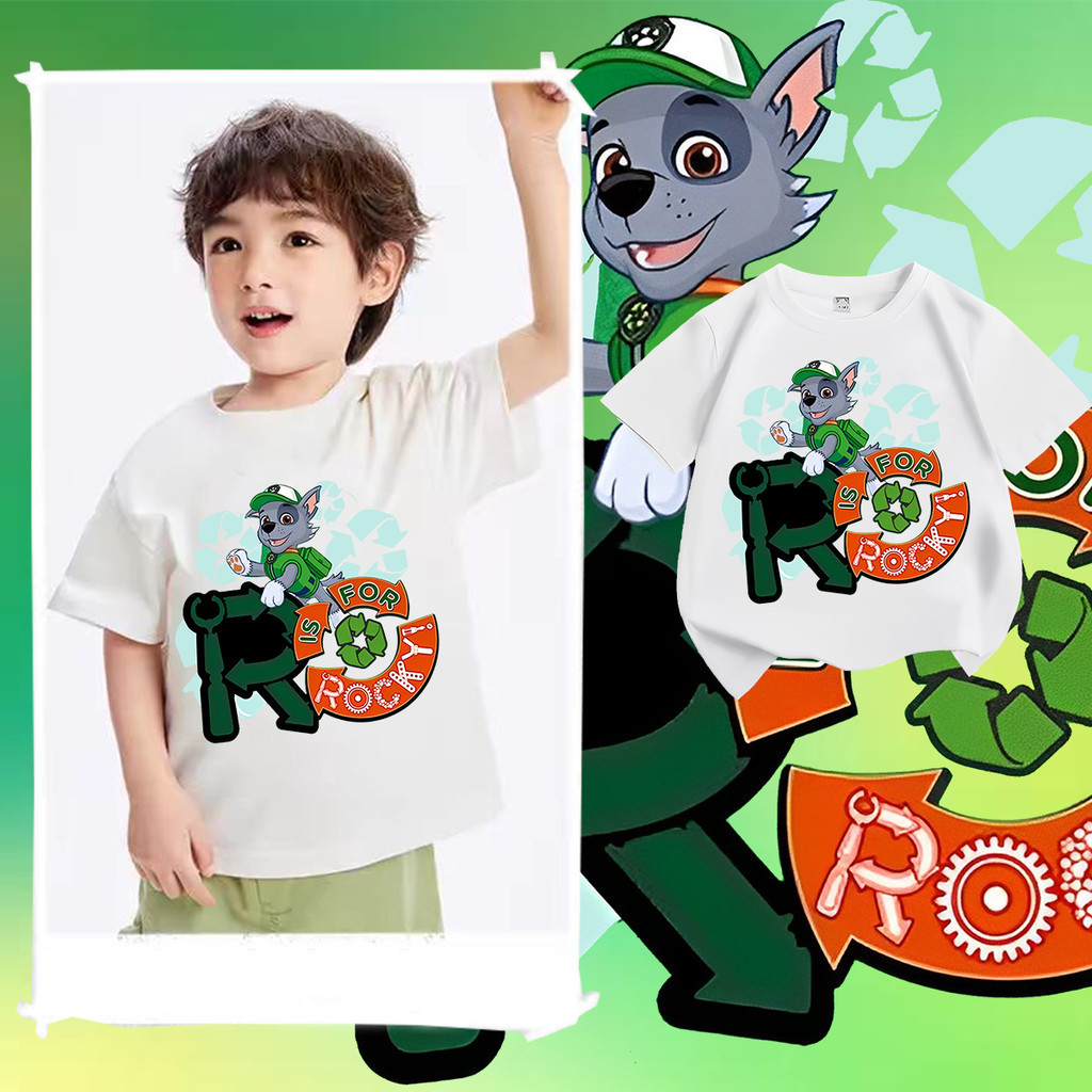 🎃🎃happy halloween!! เสื้อยืดเด็ก paw patrol เสื้อผ้าเด็กแฟชั่น เสื้อยืดเด็กโต  Paw Patrol Children's