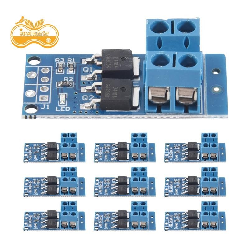 {yueynntht}10PCS DC 5V-36V 15A(Max 30A) MOSFET MOSFET Trigger Switch Driver Module 0-20KHz PWM Regul