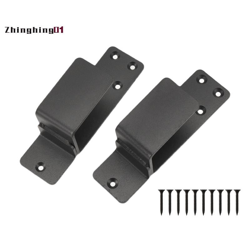 Zhinghing01 Door Brackets,2 Pack Drop Open Bar Holder for Home Security, 2X4 Bar Brackets ป้องกัน Un