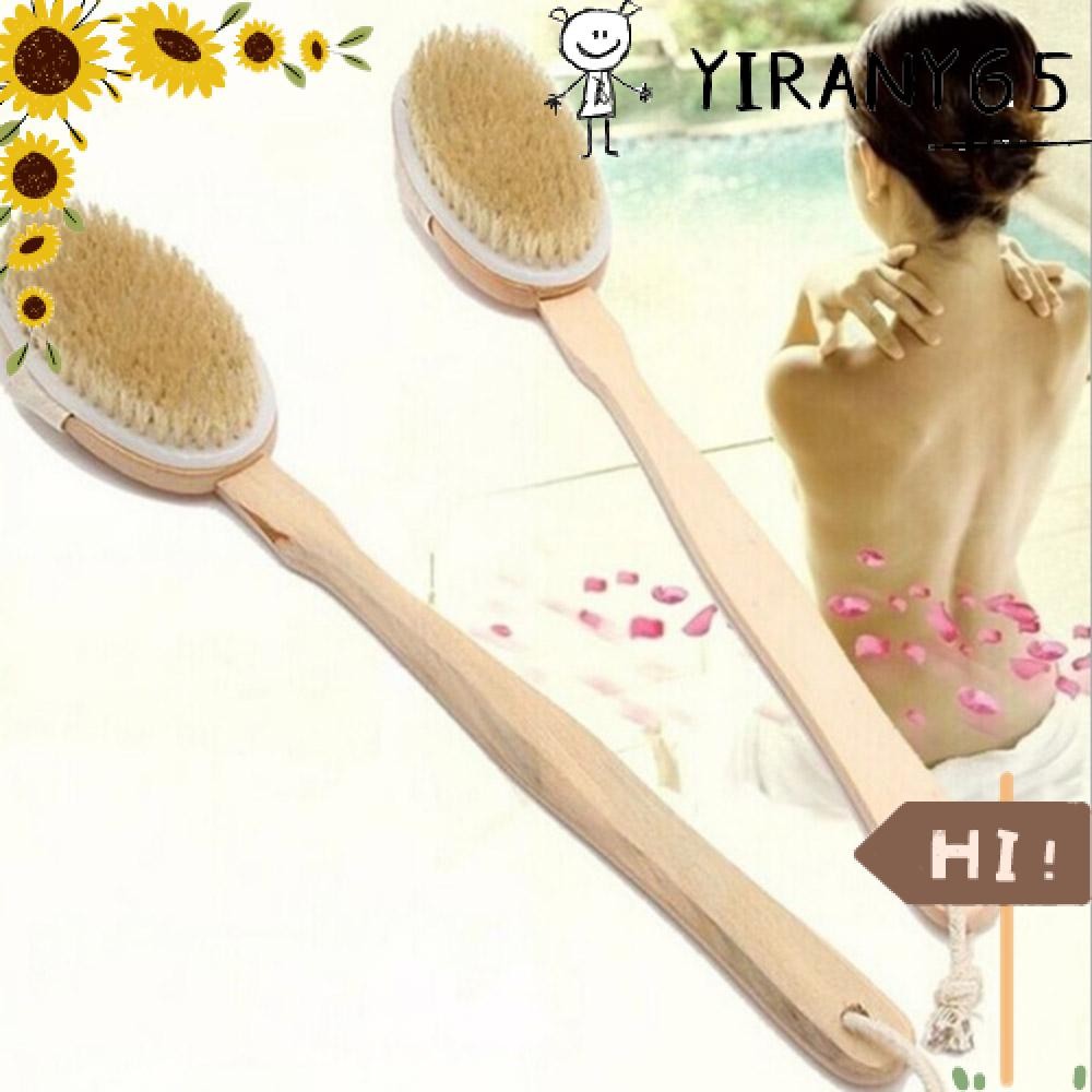 YIRAN Exfoliation Brush Bath น้ํายาทําความสะอาดกันลื่นขนธรรมชาติ