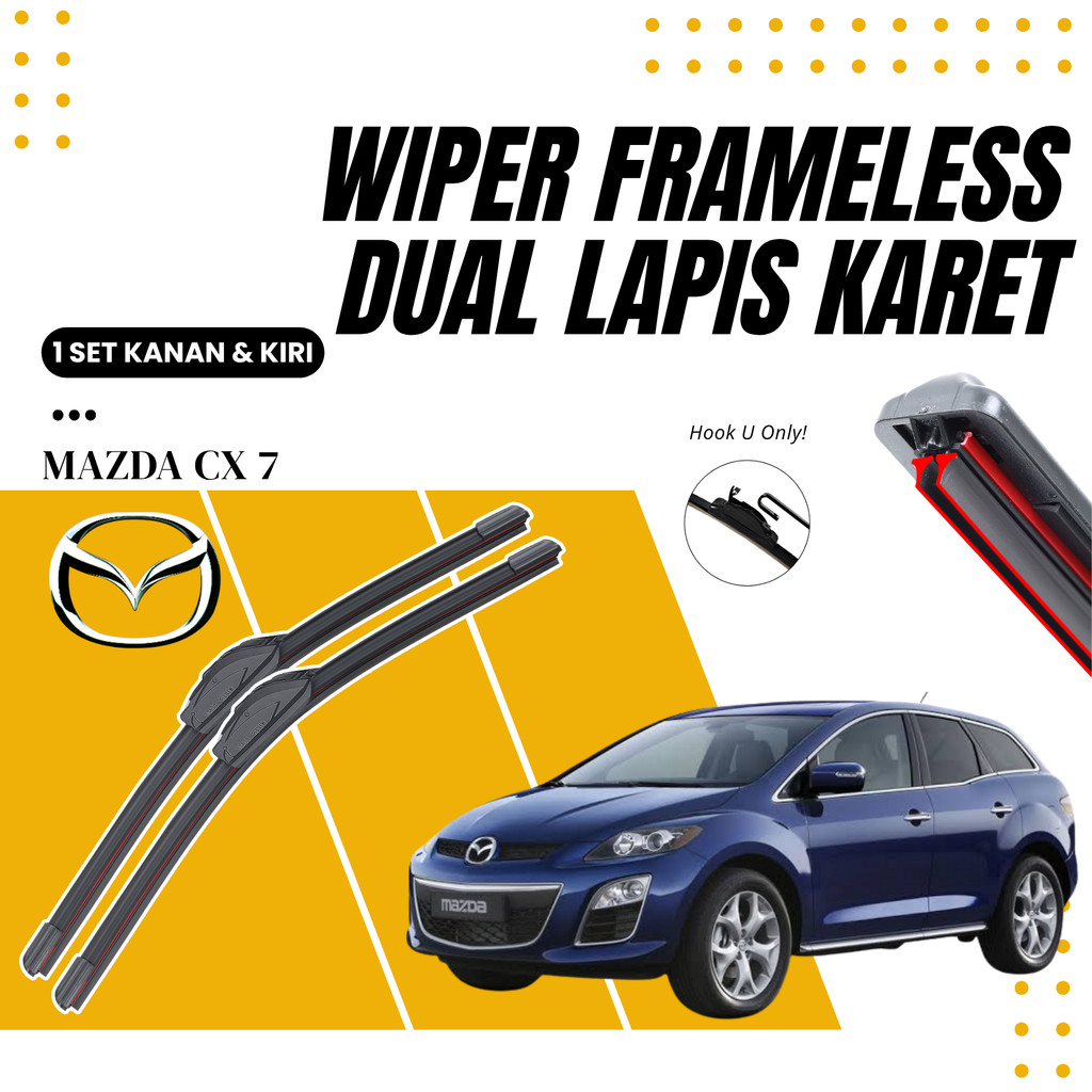 Mazda Cx 7 Premium Dual Car Wiper หนึ่งคู่ซ้ายขวา ANTAPANI MOTOR