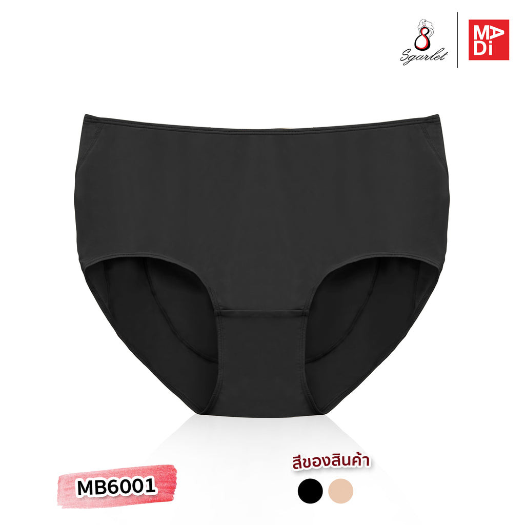 Sgarlet Plussize กางเกงใน ไม่เข้าวิน สาวอวบ ตัดเย็บโค้งเป็นรูปตัว U ช่วยกระชับ ทรงสวย (Panties) MB6001