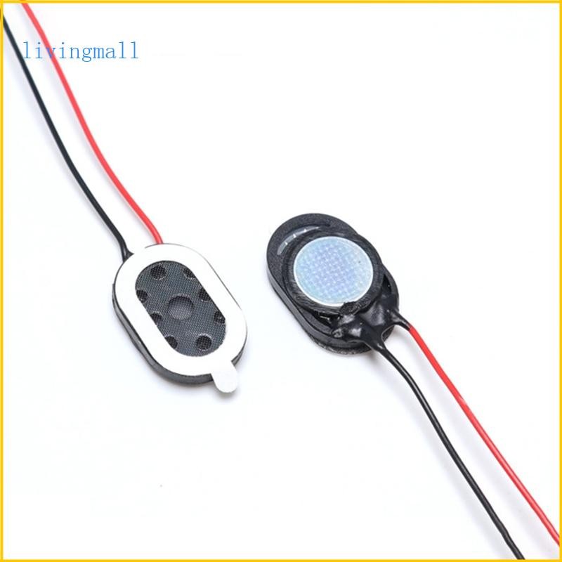 LIVI 2x ลําโพงรูปไข่ 1510 1015 8Ω 1W8R มินิแท็บเล็ตคอมพิวเตอร์สาย DIY อุปกรณ์เสริม