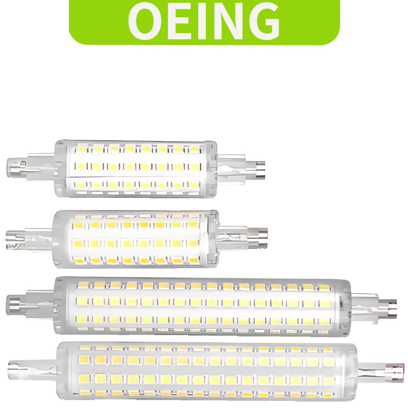 OEING R7S 78 มม.118 มม.หลอดไฟ LED 64LEDs 128LEDs 2835 SMD เปลี่ยน 60W 120W ฮาโลเจน 220V โคมไฟ Warm White Neutral Light