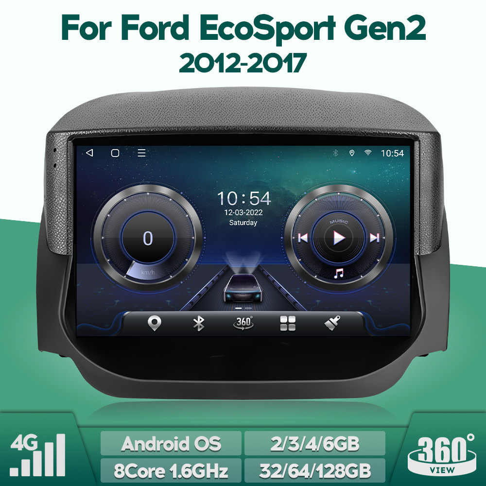 WeBetter TopNavi 9 นิ้ว 8Core IPS Full Touch Android รถวิทยุเครื่องเล่นสําหรับFord EcoSport Gen2 B51