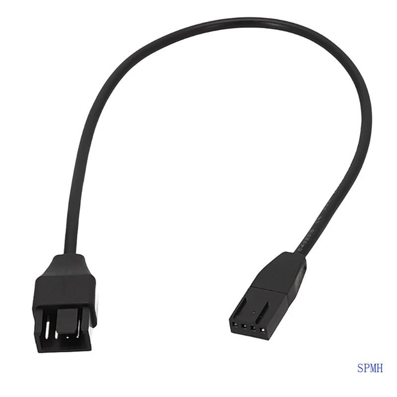 Super 4Pin Fan PWM Cable เมนบอร์ด 4Pin PWM พัดลมควบคุมอุณหภูมิสายต่อพัดลมสายต่อสายไฟ