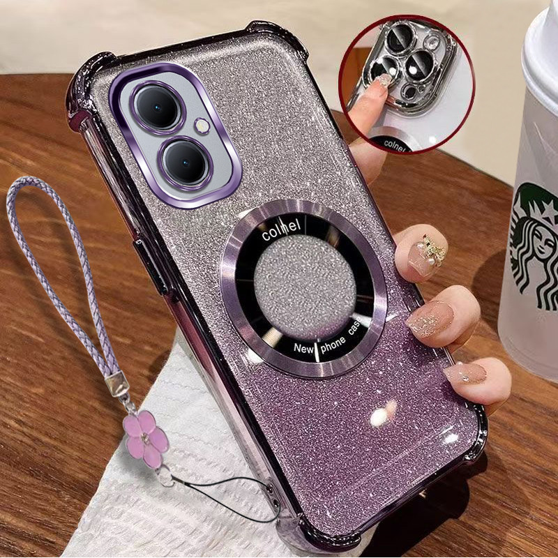 Free lanyardCasing VIVO Y27 4G Y78 plus V29 lite เคสโทรศัพท์สําหรับ 2025 ใหม่ซิลิโคนป้องกันสี่มุม FD