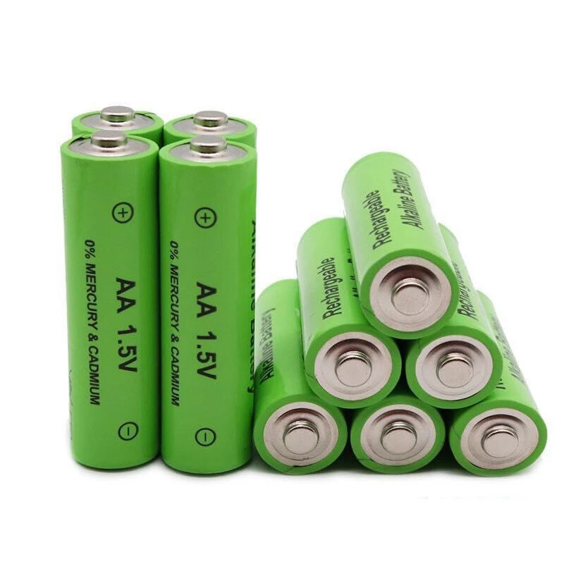 【รับประกันคุณภาพ】AA และแบตเตอรี่ AAA แบบชาร์จไฟได้ความจุสูง1.5V 3800แบตเตอร์ชาร์จใหม่ได้ MAh คุณภาพสูงราคา4ชิ้น