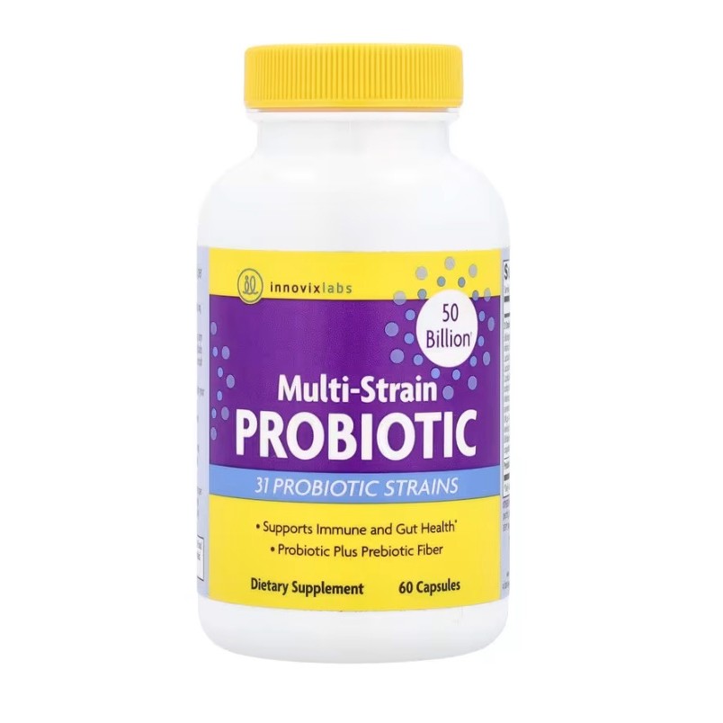 InnovixLabs, Multi-Strain Probiotic, 50 Billion, 60 Capsules