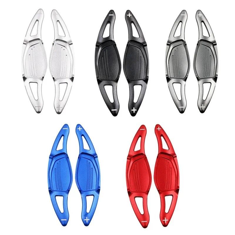 2x พวงมาลัย Paddle Shift รถ Shift Paddle Shift Extension อลูมิเนียมสําหรับ Audi RS3 RS4 RS5 2017 201