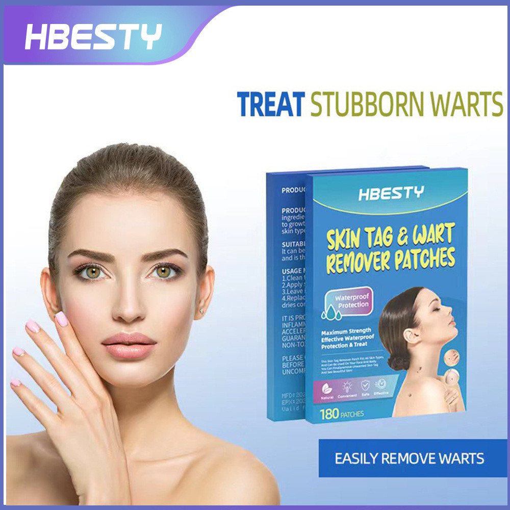 HBESTY Wart Remover Wart Remover Wart Remover Skin Fleshy Eye Care Patch 180 แพทช์
