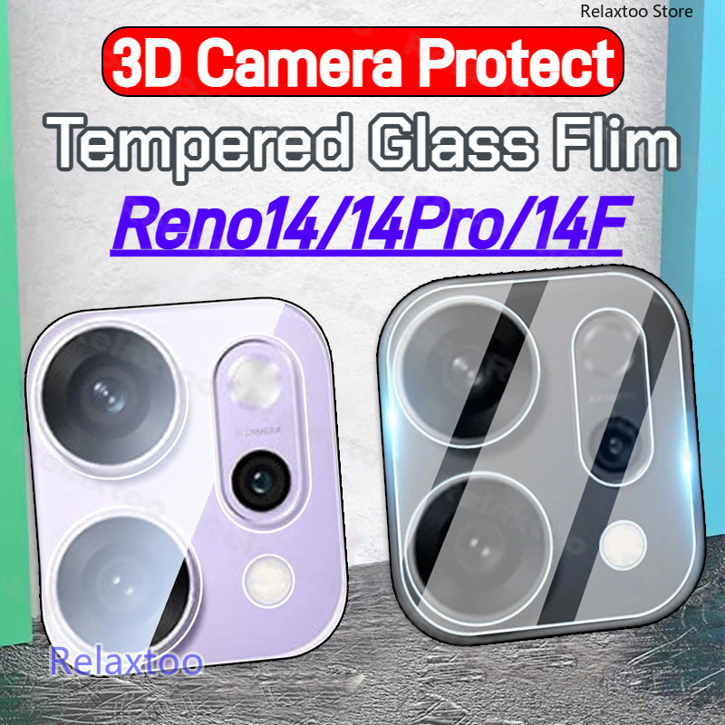 ฟิล์มกระจกกันรอย เลนส์กล้อง ติดง่าย สําหรับ OPPO Reno 14 Reno14 Pro F 14Pro 14F Reno14Pro Reno14F A5X A3X A5Pro A3Pro
