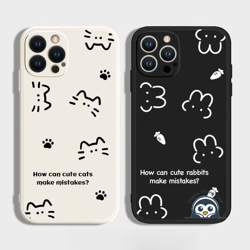 กระต่ายน่ารักแมวเคสโทรศัพท์สําหรับOPPO A53 A9 A5 A31 2020 A53S A3S A12E A83 A91 R17 R15 R11 R11S R9 