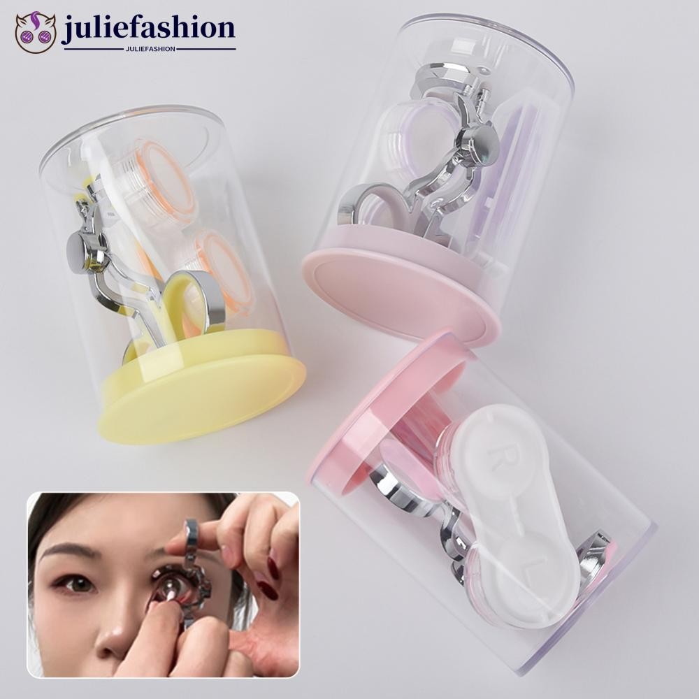 JULIEFASHION สวมใส่คอนแทคเลนส์ถอดคอนแทคเลนส์ช่วยอุปกรณ์ Enlarging Eye คลิปเครื่องมือคอนแทคเลนส์สวมใส